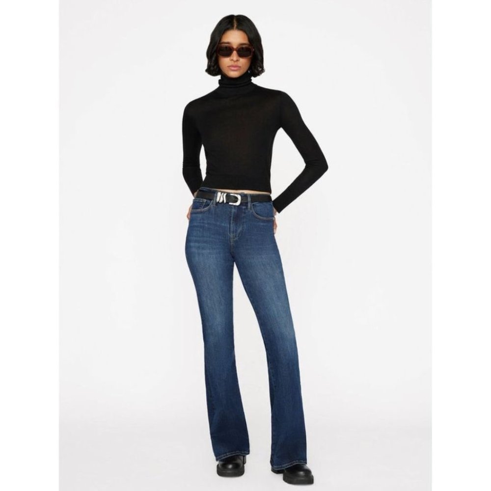 Frame Le One Flare Blue Jeans